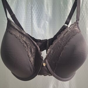 Natori Bra Hidden Glamour Contour Underwire Gunmetal Gray 736044. 36DD